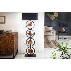 ELEMENTS exkluzív fa állólámpa - 147cm INVICTA