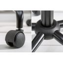 DUTCH  modern bársony forgószék - okker