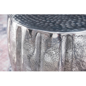 MARRAKESH design fém lerakóasztal - 42cm - arany/réz/ezüst