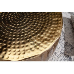 MARRAKESH design fém lerakóasztal - 42cm - arany/réz/ezüst