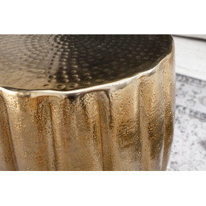 MARRAKESH design fém lerakóasztal - 42cm - arany/réz/ezüst