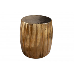 MARRAKESH design fém lerakóasztal - 42cm - arany/réz/ezüst