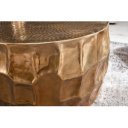 JADE modern fém dohányzóasztal - 68cm - arany