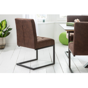 RIDER design szék - vintage barna
