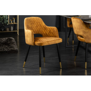 PARIS modern szék - mustársárga INVICTA