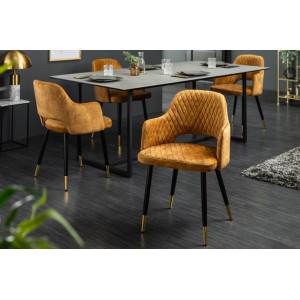 PARIS modern szék - mustársárga INVICTA