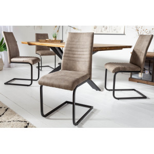 APPARTMENT design szék - antik taupe INVICTA