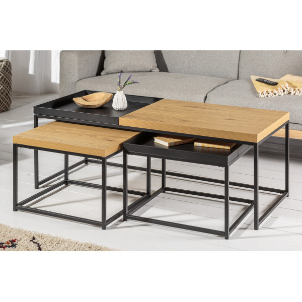 LOFT modern dohányzóasztal szett