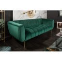NOBLESSE exkluzív bársony kanapé - smaragd - 225cm