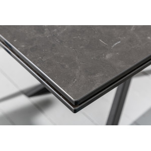 EUPHORIA exkluzív bővíthető étkezőasztal - grafit - 180-220-260cm
