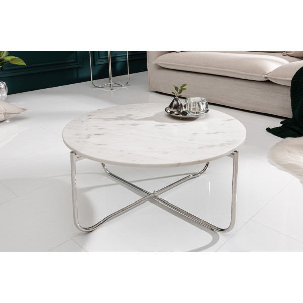 NOBLE modern márvány dohányzóasztal - 62cm