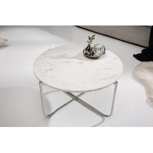 NOBLE modern márvány dohányzóasztal - 62cm INVICTA