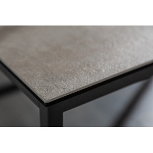 MERAN exkluzív kerámia dohányzóasztal - 100cm - beton