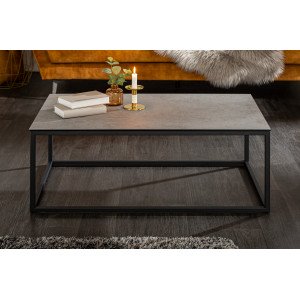 MERAN exkluzív kerámia dohányzóasztal - 100cm - beton INVICTA