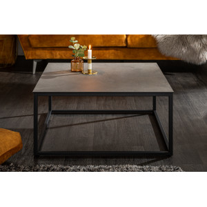 MERAN exkluzív kerámia dohányzóasztal - 75cm - beton