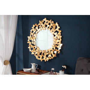 BUTTERFLY design tükör - arany - 78cm INVICTA