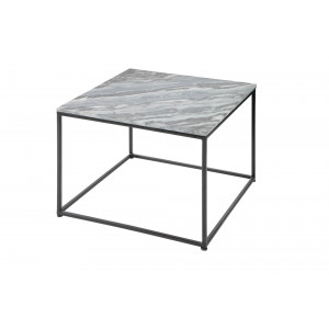 ELEMENTS exkluzív márvány dohányzóasztal - 50cm - szürke