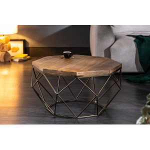DIAMOND modern fa dohányzóasztal - 69cm INVICTA