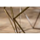 DIAMOND modern márvány dohányzóasztal - 69cm - zöld
