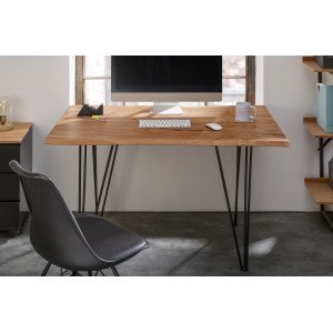 MAMANA tömör akác étkezőasztal - 120cm INVICTA