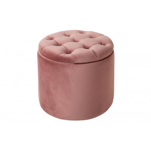 MODERN BAROCK modern bársony puff/tároló - 50cm - lazac