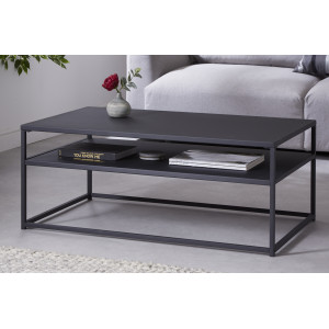 DURA STEEL modern fém dohányzóasztal - 100cm