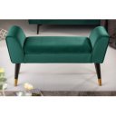 JEWEL bársony pad 90 cm – smaragdzöld