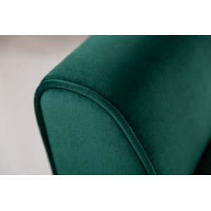 JEWEL bársony pad 90 cm – smaragdzöld