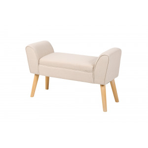 JEWEL szövet pad 90 cm – bézs / natúr INVICTA