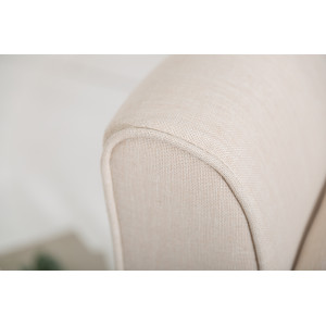 JEWEL szövet pad 90 cm – bézs / natúr