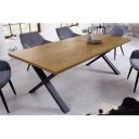 LOFT modern tölgy dekor étkezőasztal - 160/180cm