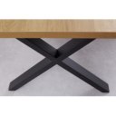 LOFT modern tölgy dekor étkezőasztal - 160/180cm