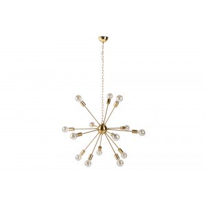 STELLAR modern 14 ágú függőlámpa 87 cm – arany INVICTA