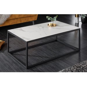 MERAN exkluzív kerámia dohányzóasztal - 100cm - márvány INVICTA