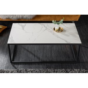 MERAN exkluzív kerámia dohányzóasztal - 100cm - márvány INVICTA