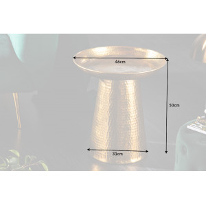 ORIENT különleges fém lerakóasztal - 45cm