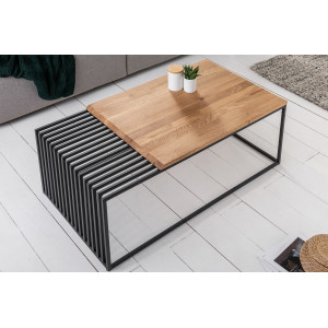 ARCHITECTURE design tölgy dohányzóasztal - 100cm INVICTA