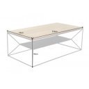 ARCHITECTURE-II design tölgy dohányzóasztal - 110cm