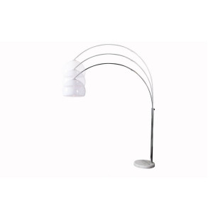 ARCH modern íves állólámpa 205 cm – fehér / króm