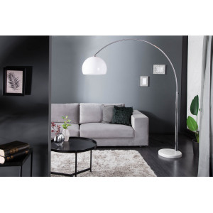 BIG BOW modern állólámpa - fehér - 175-205cm INVICTA