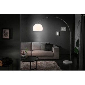 BIG BOW modern állólámpa - fehér - 175-205cm INVICTA
