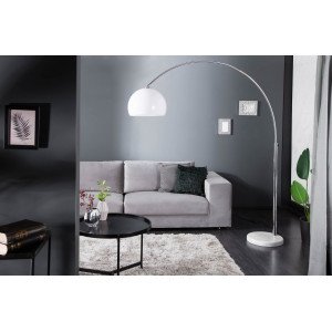 BIG BOW modern állólámpa - fehér - 175-205cm INVICTA