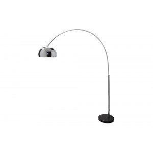 CURVE modern íves állólámpa 210 cm – króm INVICTA