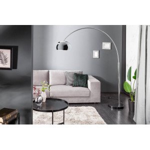 BIG BOW modern állólámpa - króm - 175-205cm INVICTA