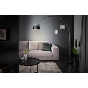 BIG BOW modern állólámpa - króm - 175-205cm INVICTA