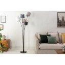 CASCADE modern állólámpa 176 cm – fekete / szürke / fehér