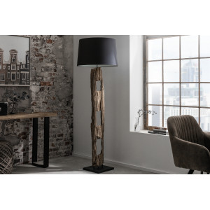 BARRACUDA design állólámpa - 177cm - fekete