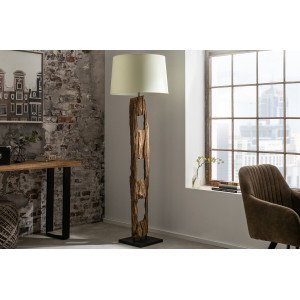 BARRACUDA design állólámpa - 177cm - fehér INVICTA