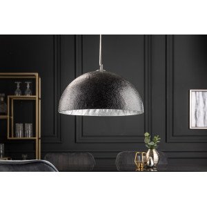 GLOW L modern függőlámpa - fekete/ezüst INVICTA