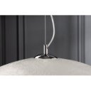 GLOW XL modern függőlámpa - fehér/ezüst